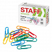 Скрепки STAFF "Manager", 28 мм, цветные, 100 шт., в картонной коробке, 226821