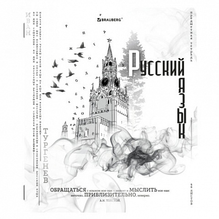 Тетради предметные, КОМПЛЕКТ 12 ПРЕДМЕТОВ, BLACK&WHITE, 48л, матовая ламинация, BRAUBERG, 404835