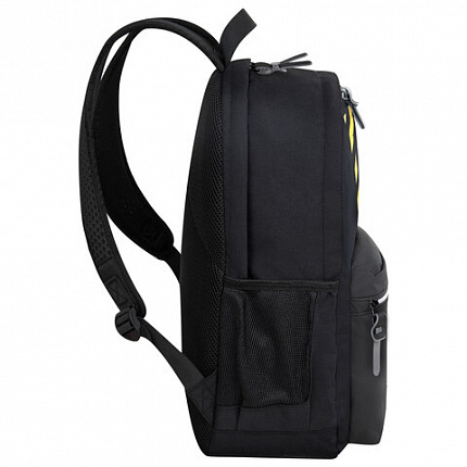 Рюкзак BRAUBERG FASHION CITY универсальный, 2 отделения, "Core", черный, 46х31х15 см, 273838