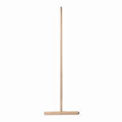 Швабра для пола деревянная, длина черенка 120 см, рабочая часть 35 см