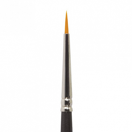 Кисть художественная проф. BRAUBERG ART CLASSIC, синтетика жесткая, круглая, № 00, длинная ручка, 200654