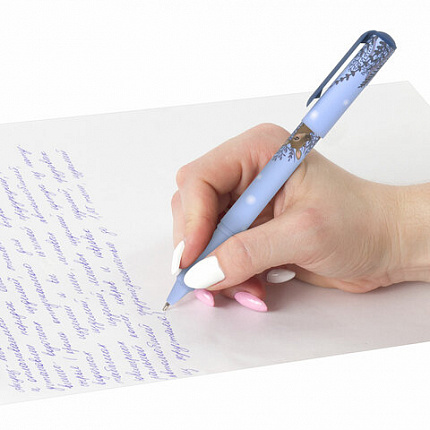 Ручка шариковая в футляре BRUNO VISCONTI DreamWrite, СИНЯЯ, "Олененок", ассорти, 0,5 мм, 20-0264/02