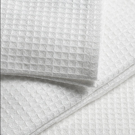 Полотно ВАФЕЛЬНОЕ отбеленное, рулон 0,45х60 м, в пакете, плотность 200 (±10) г/м2, LAIMA, 609578