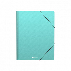 Папка на резинках ERICH KRAUSE "Diagonal Pastel", до 300 листов, ассорти, 600 мкм, 50400