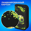 Пенал ПИФАГОР, 2 отделения, ламинированный картон, 19х11 см, "Вне сети", 273484