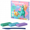 Пластилин классический ERICH KRAUSE "Jolly Friends pastel", 12 цветов, 216 г, со стеком, 61352