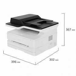 МФУ лазерное DELI M2500ADNW "3 в 1" A4, 28 стр./мин., 20000 стр./мес, ДУПЛЕКС, АПД, сетевая карта Wi-Fi