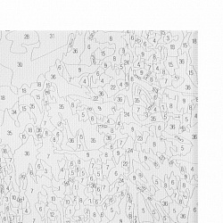 Картина по номерам 40х50 см, ОСТРОВ СОКРОВИЩ "Горный ручей", на подрамнике, акрил, кисти, 663284