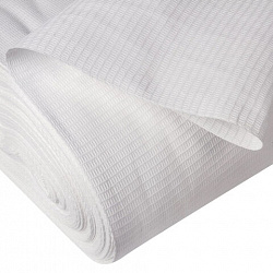 Полотно ВАФЕЛЬНОЕ, Узбекистан, отбеленное, рулон 0,45х50 м, плотность 200 (±10) г/м2, в пакете, LAIMA, 607528