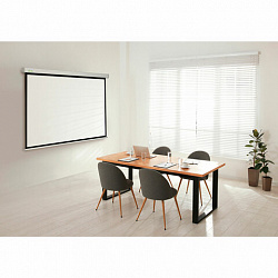 Экран Cactus Wallscreen CS-PSW-127X127, 127x127 см, 1:1, настенно-потолочный, белый, CS-PSW-127x127