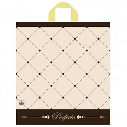 Пакет с петлевой ручкой ПВД, 42х46 см, "Перфекто Шик", 95 мкм, н00112571