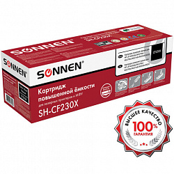 Картридж лазерный SONNEN (SH-CF230X) для HP LJP M203dw/M203dn/M227fdn/M227fdw, ресурс 3500 стр., 364083