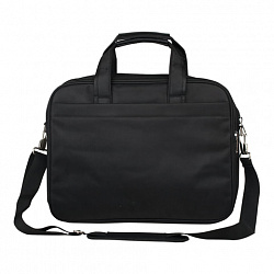 Сумка портфель BRAUBERG CONTROL с отделением для ноутбука 15-16", 2 отделения, черная, 31х41х15 см, 240508