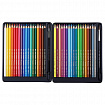 Карандаши цветные акварельные художественные KOH-I-NOOR "Mondeluz", 36 цветов, кисть, точилка, европодвес, 3712/36, 3712036003KZ
