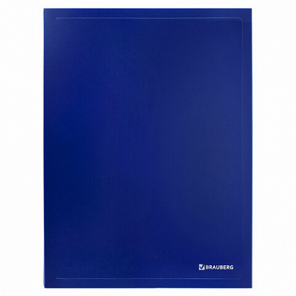 Короб архивный 330х245х70 мм, пластик, разборный, до 600 листов, синий, 0,9 мм, BRAUBERG EXTRA, 272893