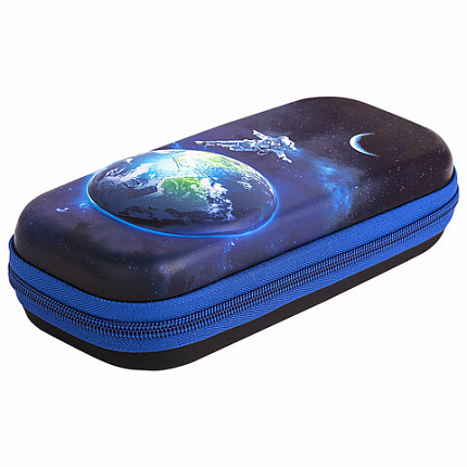 Пенал BRAUBERG, 1 отделение, 1 откидная планка, EVA, 22х10х5 см, "Planet", 272336