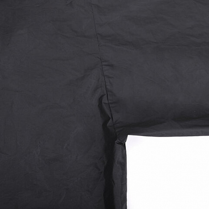 Дождевик плащ на кнопках, EVA, многоразовый прочный, чехол в комплекте, универсальный размер, черный, SHAMAANI (ШАМААНИ), 610932