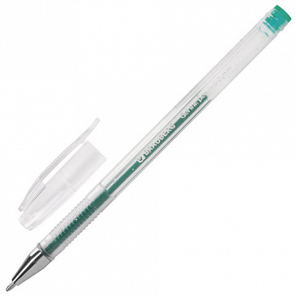 Ручки гелевые BRAUBERG "Jet", НАБОР 6 ЦВЕТОВ, БЛЕСТКИ, узел 1 мм, линия письма 0,8 мм, 141030