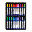 Восковые мелки утолщенные BRAUBERG, НАБОР 18 цветов, на масляной основе, яркие цвета, 222971