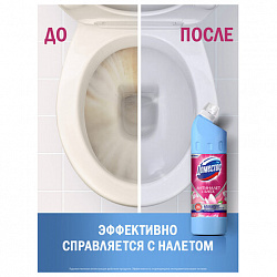 Универсальное чистящее средство кислотное 750 мл ДОМЕСТОС "Цветущая магнолия", антиналет и блеск