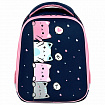 Ранец BRAUBERG KIDS START, 1 отделение, 2 кармана, "Четыре котика", 35х26х13 см, 273150