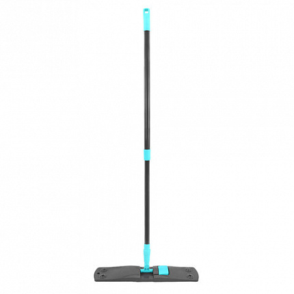 Швабра КОМПЛЕКТ флаундер 40 см + МОП микрофибра (ТИП К) + черенок 70-120 см, ЛЮБАША БЮДЖЕТ, 700052