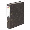 Папка-регистратор STAFF "Basic" БЮДЖЕТ с мраморным покрытием, 50 мм, без уголка, черный корешок, 227184