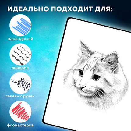 Скетчбук, белая бумага 140 г/м2, 130х210 мм, 80 л., софт-тач, резинка, BRAUBERG ART CLASSIC, "Секрет", 117777