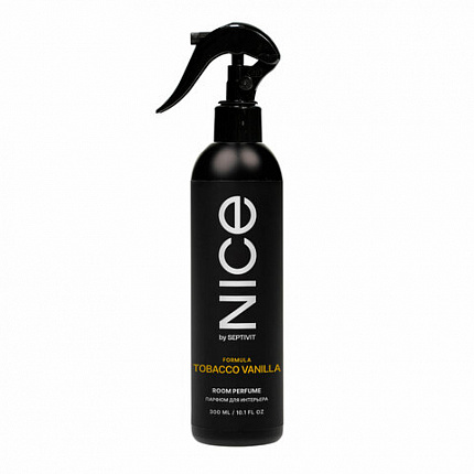 Освежитель воздуха, парфюм для дома и офиса 300 мл, NICE by SEPTIVIT "Tobacco&Vanilla", 400