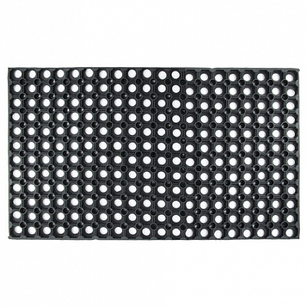 Коврик входной резиновый грязесборный ячеистый, 80х120 см, толщина 16 мм, LAIMA EXPERT, 607812