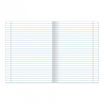 Тетрадь 12 л. ЮНЛАНДИЯ линия, обложка картон, "АВТО-КЛАСС", 105634