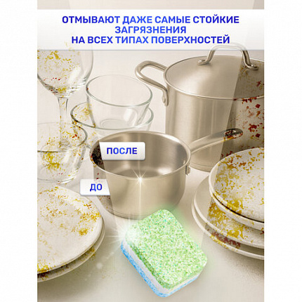 Таблетки для посудомоечных машин 100 шт., LOTTA "All IN 1 MINI TABS", Cd13100m