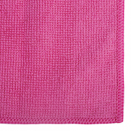 Салфетки из МИКРОФИБРЫ универсальные, 30х30 см, КОМПЛЕКТ 3 шт., ассорти (розовый, зеленый, серый), 180 г/м2, LAIMA, 700054