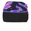 Ранец BRAUBERG PREMIUM, 2 отделения, с брелком, "Shining butterflies", блестки, 38х29х16 см, 274393