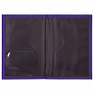 Обложка для паспорта "Passport map", экокожа soft-touch, фиолетовая, STAFF, 238762