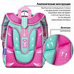 Ранец BRAUBERG SHINY, 2 отделения, с брелоком, "Сказочный единорог", 38х28х14 см, 270694