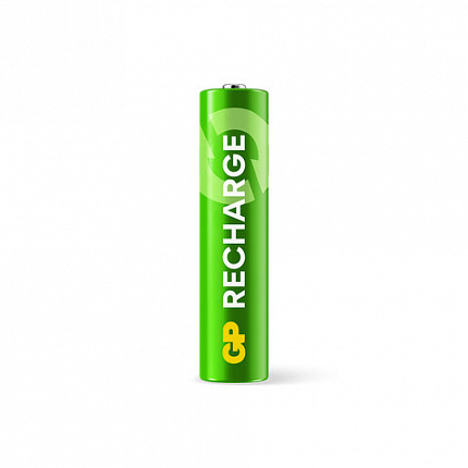Батарейки аккумуляторные GP ReCharge Ni-Mh мизинчиковые КОМПЛЕКТ 2 шт., ААА (HR03) 400 mAh, 40AAAHCV, 40AAAHCV-2CRSB