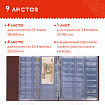 Альбом нумизмата для 380 монет (диаметр до 38 мм) и купюр, 253х238 мм, коричневый, ОСТРОВ СОКРОВИЩ, 237961