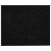 Коврик придверный 120х150 см, ЧЕРНЫЙ, влаго-грязезащитный, 430 г/м2, ребристый, ЛЮБАША СТАНДАРТ, 701040