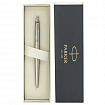 Ручка шариковая PARKER "Jotter Core Stainless Steel CT", ежедневник А5 черный, пакет, 880891