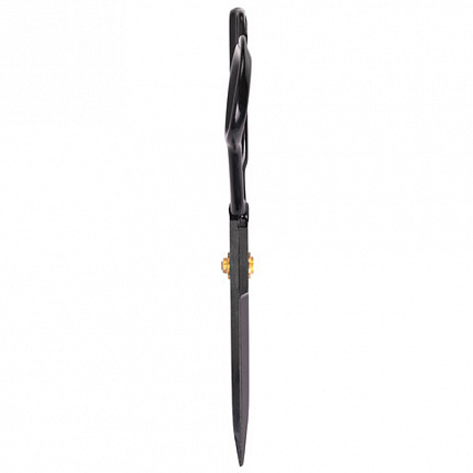 Ножницы портновские 290 мм, КЛАССИЧЕСКИЕ, черные, ручки с силиконовым покрытием, ОСТРОВ СОКРОВИЩ, 665599