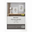 Рамка 21х30 см небьющаяся, аналог IKEA, багет 21 мм, МДФ, BRAUBERG "Idea", белая, 391370