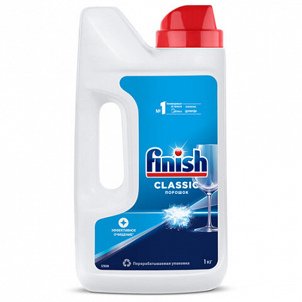 Порошок для мытья посуды в посудомоечных машинах 1 кг, FINISH (Финиш), 3010892