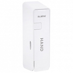 Дозатор для жидкого мыла LAIMA ULTRA, НАЛИВНОЙ, 0,38 л, белый, ABS-пластик, 609106, MD-9029W