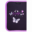 Пенал BRAUBERG с наполнением, 1 отделение, 1 откидная планка, 24 предмета, 21х14 см, "Flower butterfly", 271524