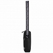Сумка на плечо HEIKKI COMPACT (ХЕЙКИ) с карманом, черная с принтом, 23х17х5 см, 272629