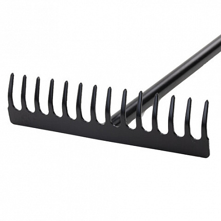 Грабли 14 зубьев цельнометаллические 35х10 см, ОБЩАЯ ДЛИНА 150 см, черенок сталь, RABBITEX (РАББИТЕКС) "LONG HANDLE", 700493