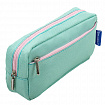 Пенал мягкий BRAUBERG, 2 отделения, "Пастельный" 5 цветов, АССОРТИ, 21х9,5х5 см, дисплей, 271579
