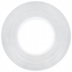 Многоразовая двухсторонняя прозрачная крепежная лента, скотч NANO tape, 5 м x 1 см, толщина 1 мм, WBZ (ВБЗ), 700424