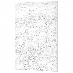 Картина по номерам 40х50 см, ОСТРОВ СОКРОВИЩ "На прогулке с мамой", на подрамнике, акрил, 662909